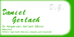 daniel gerlach business card